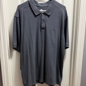 Men’s Tommy Bahama Men's Short Sleeve Polo Shirt - Charcoal Gray